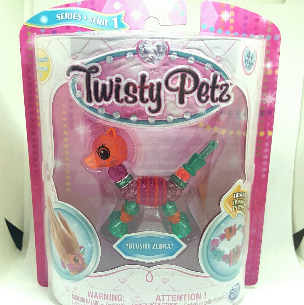 Twisty Petz BLUSHY ZEBRA Spin Master Series 1